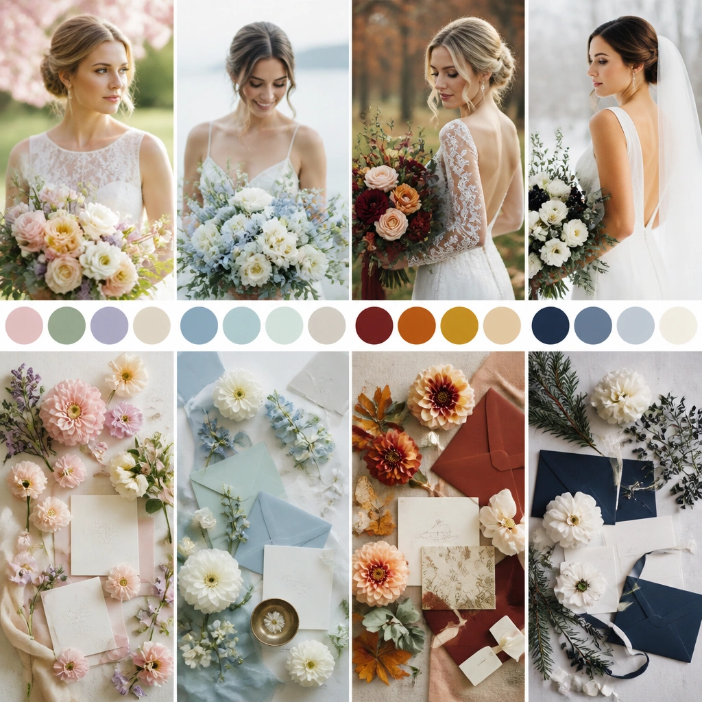 Wedding Color Scheme Ideas for Every Season