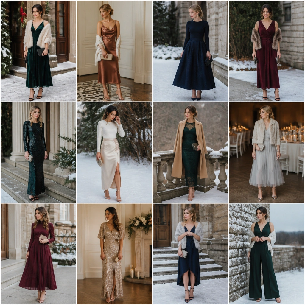 12 Cozy-Chic Winter Wedding Guest Outfits